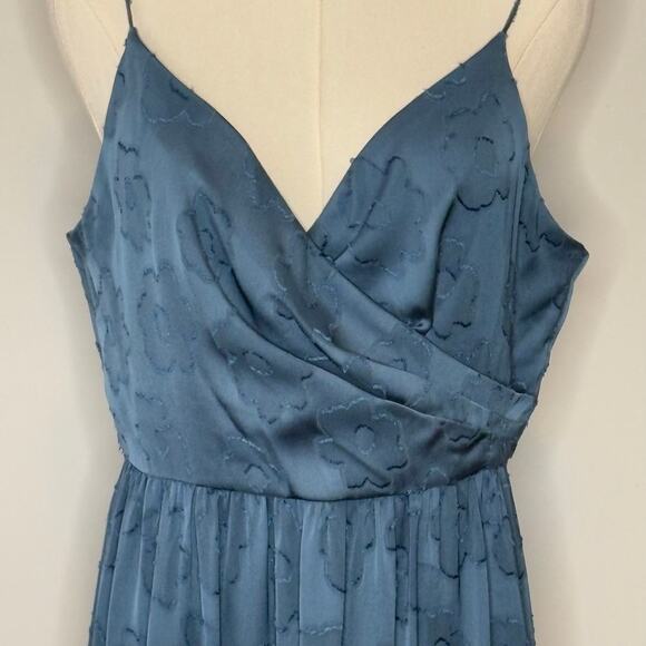 Sachin & Babi Chambray Blue Dalia Floral Dress Size 8 - Picture 4 of 16